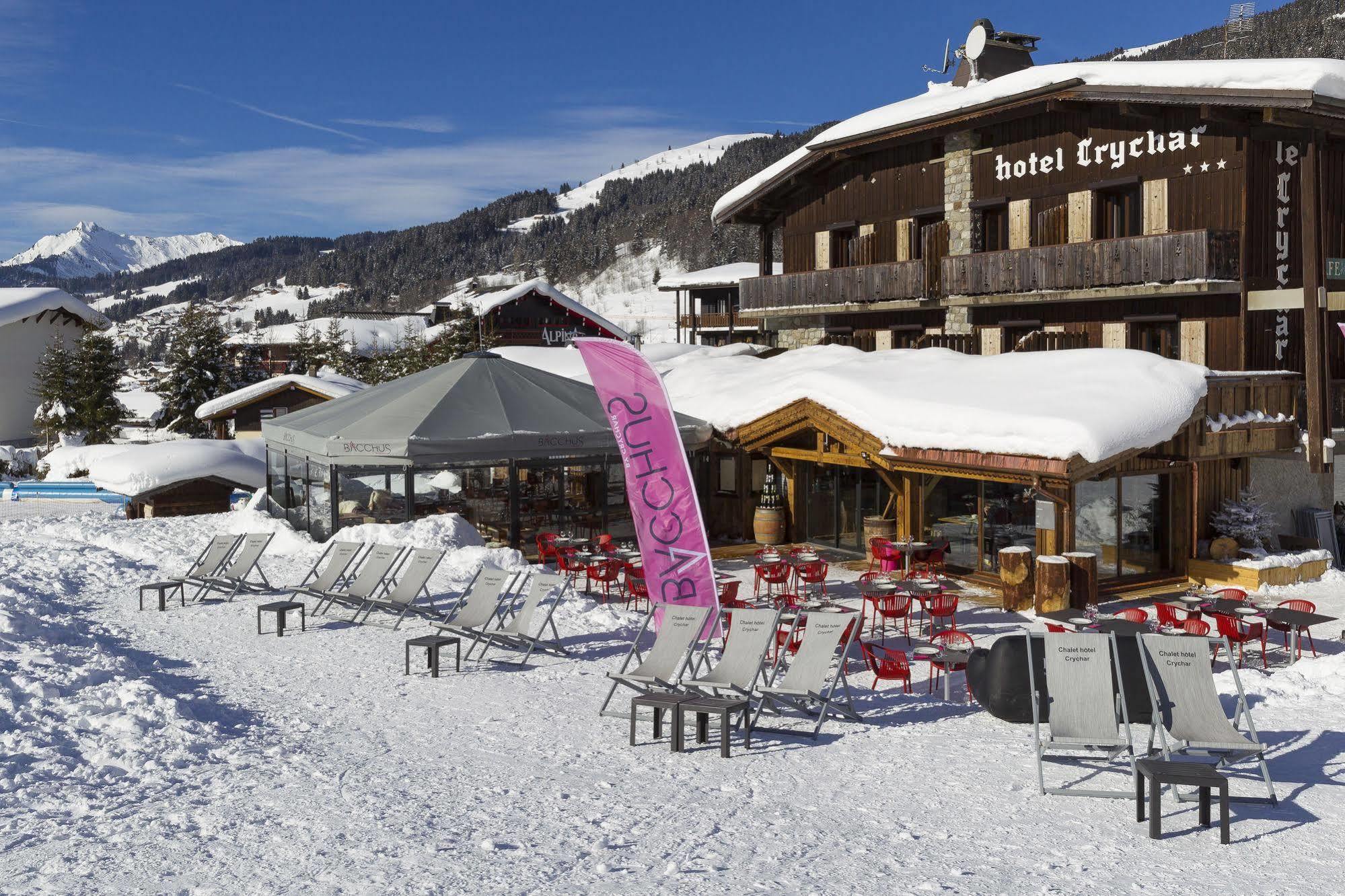 Hotel Spa Crychar Les Gets Bagian luar foto