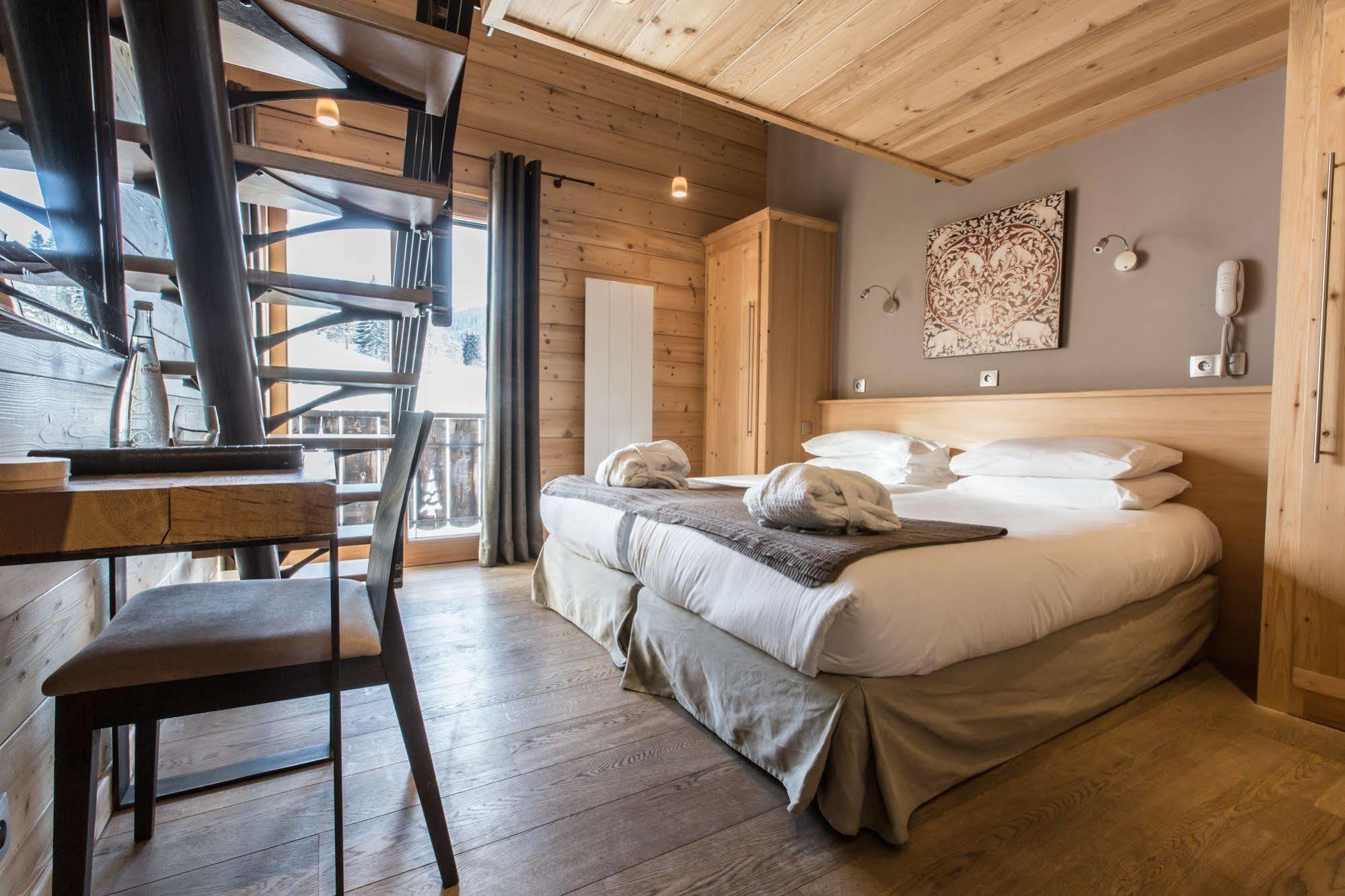 Hotel Spa Crychar Les Gets Bagian luar foto